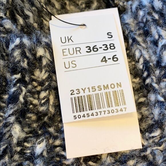 Top Shop Soft Blend‎ Vertical Cable Crew Sweater S - Picture 12 of 14